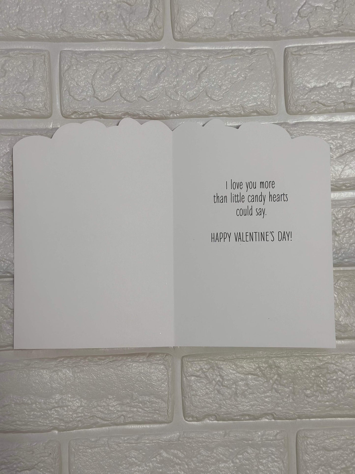 4 "Candy Hearts: Luv Ya, Be Mine, 4-Ever" Card