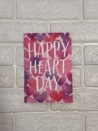 1 "Happy Heart Day" Card