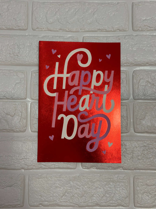 17 "Happy Heart Day" Card