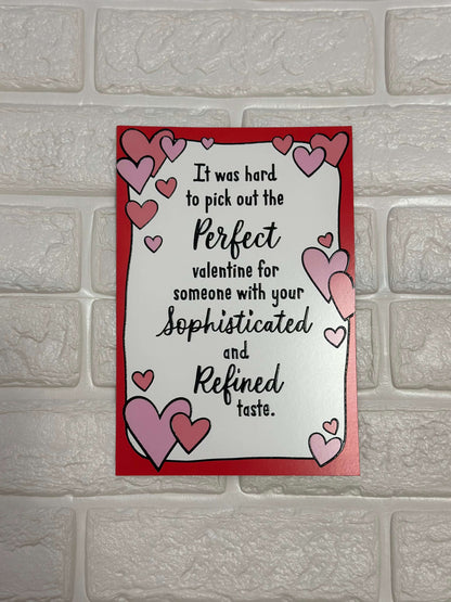 11 "Funny: Sophisticated and Refine Taste" Card